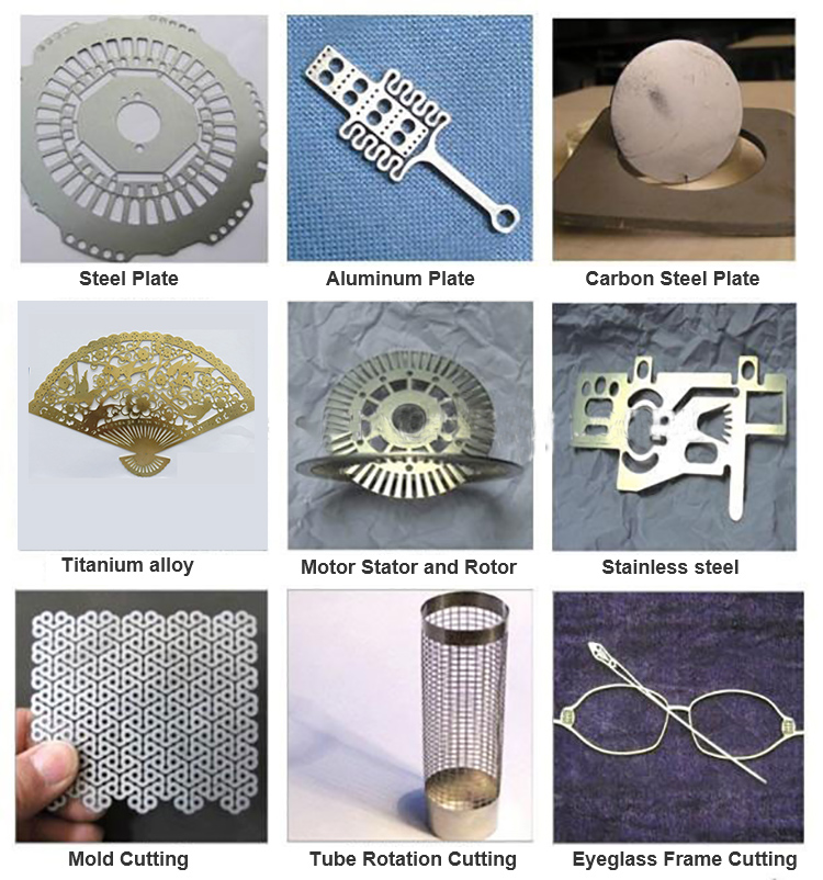 ibaba presyo laser cutting machine 1000w na may wifi wireless control